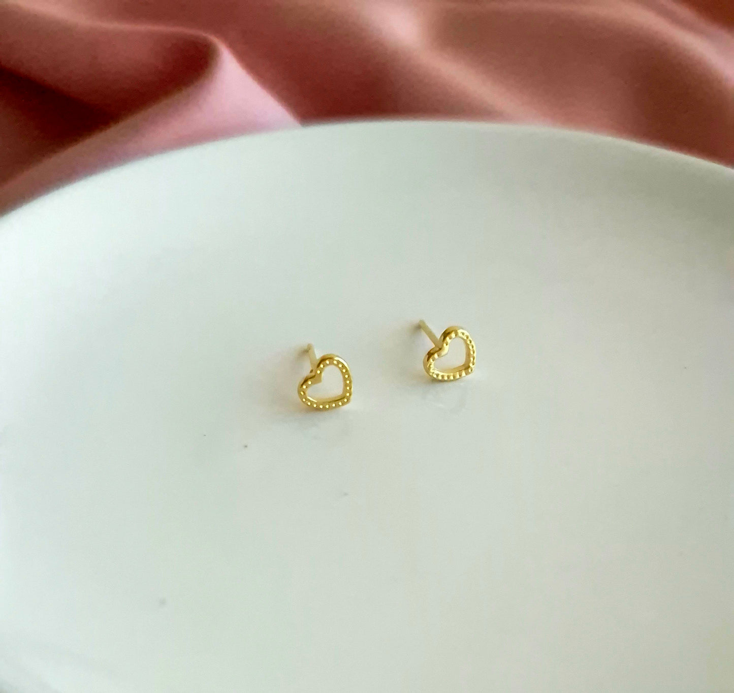 Pendientes mini corazón