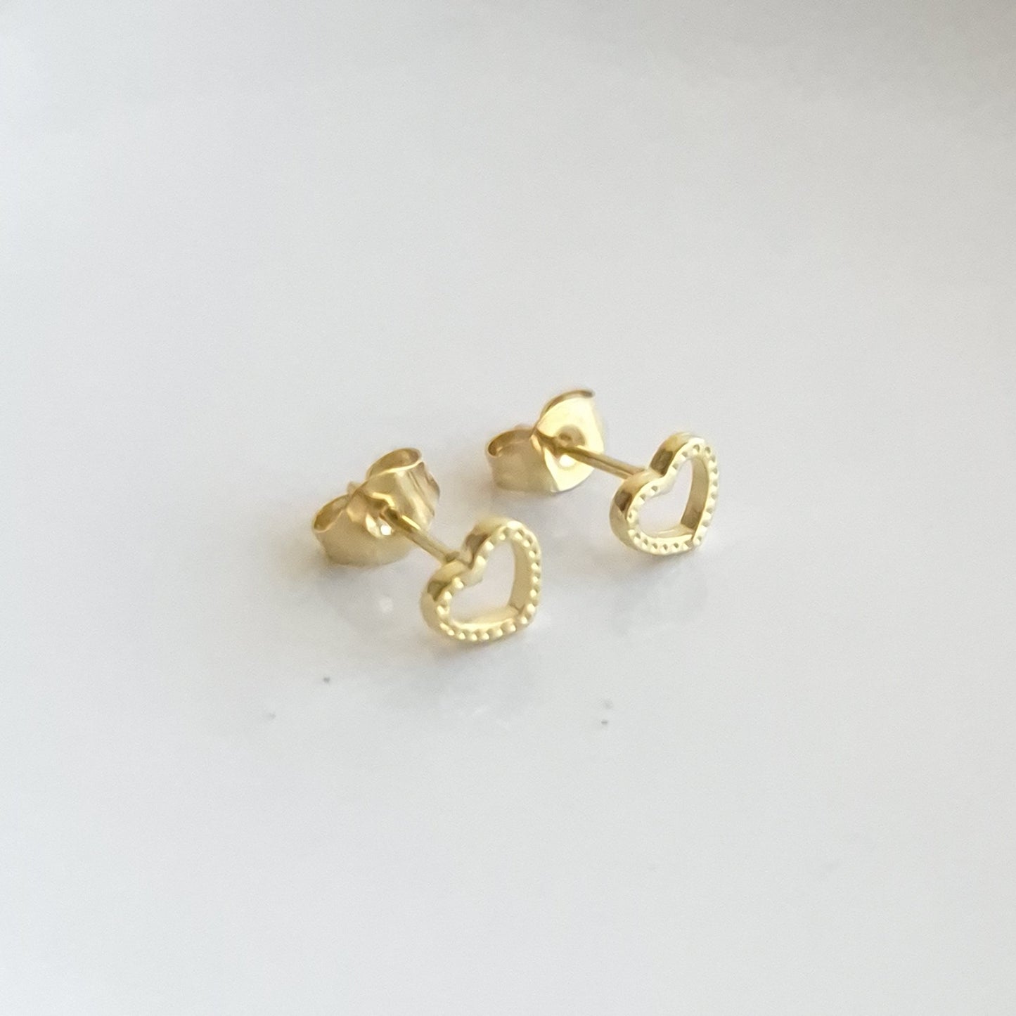 Pendientes mini corazón