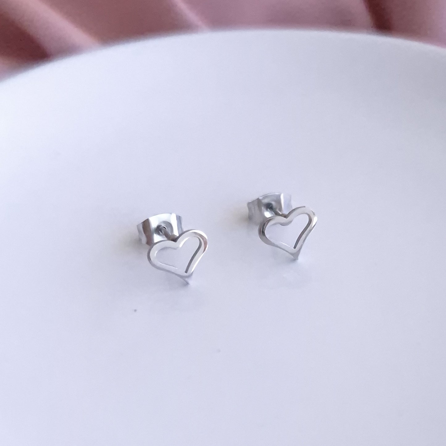 Pendientes mini corazón