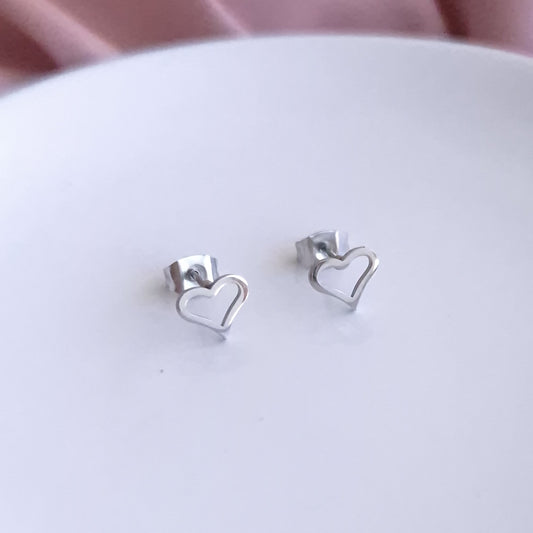 Pendientes mini corazón