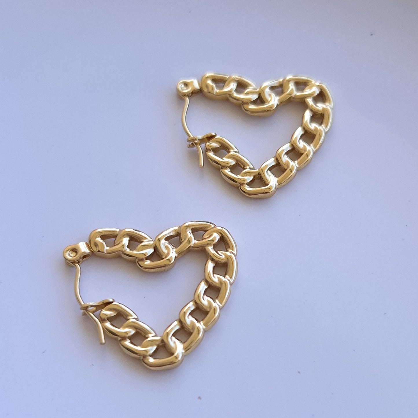 Argollas Cadena Corazón