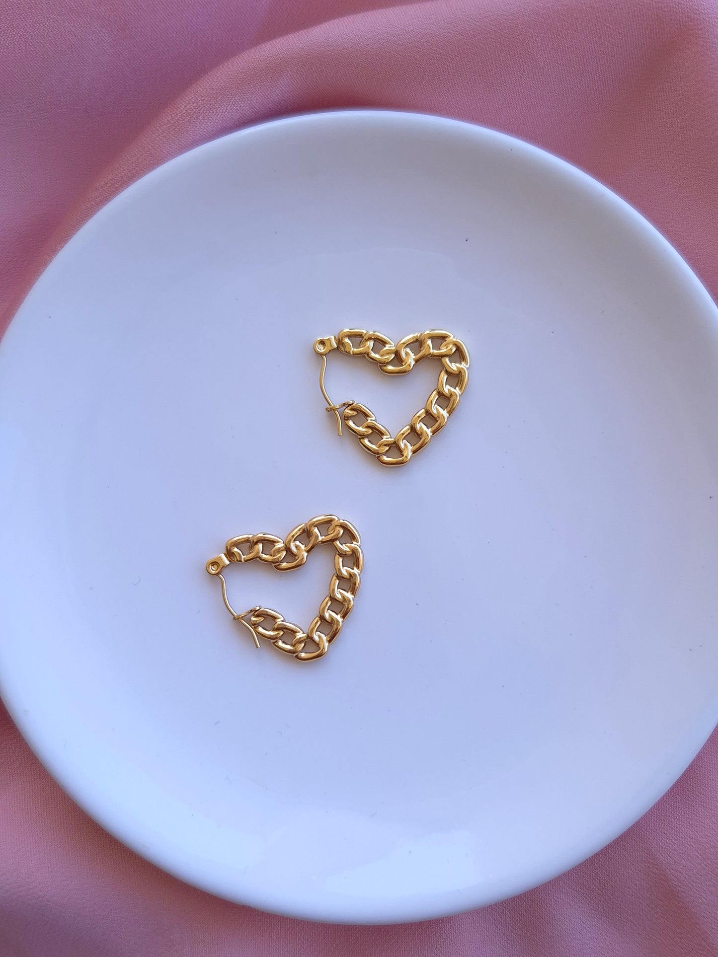 Argollas Cadena Corazón