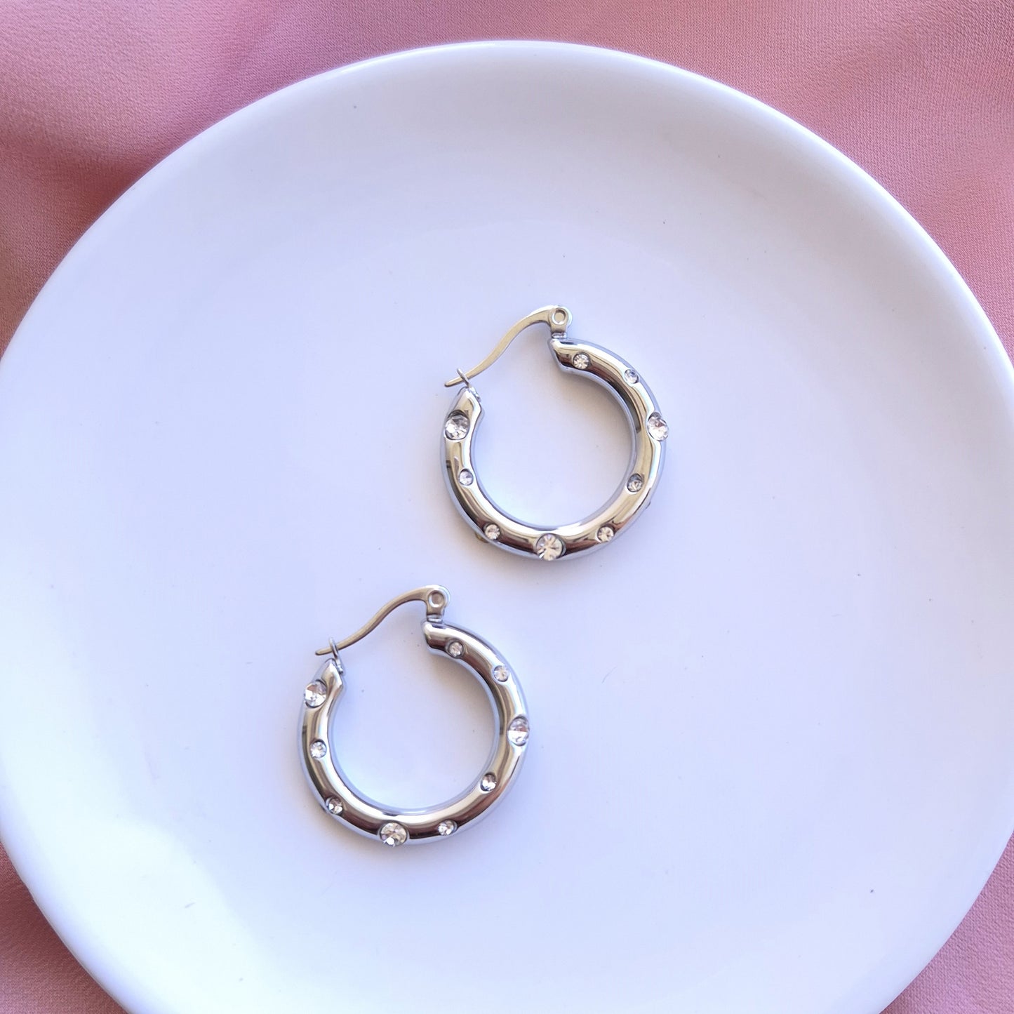 Argollas Cristal Pl