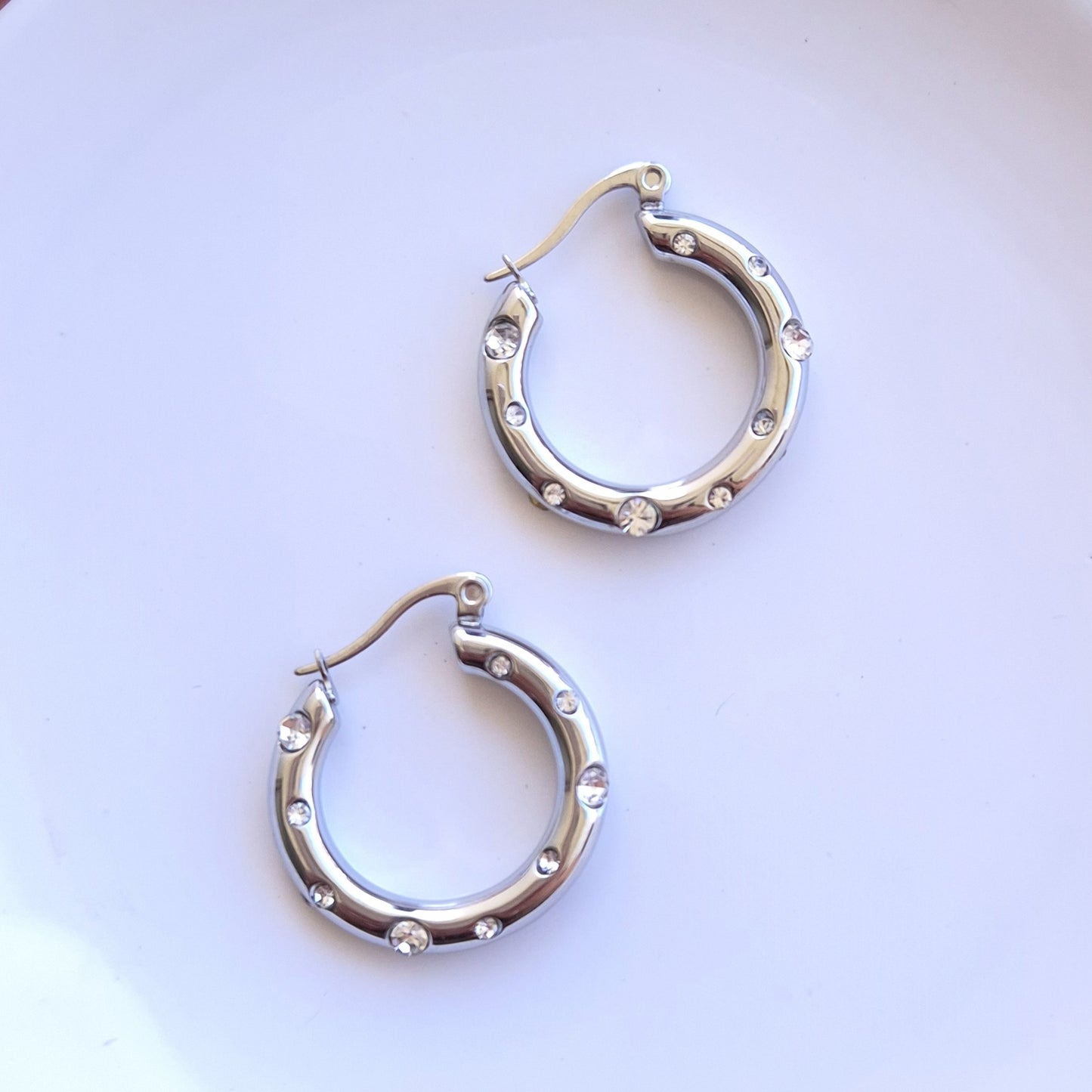 Argollas Cristal Pl