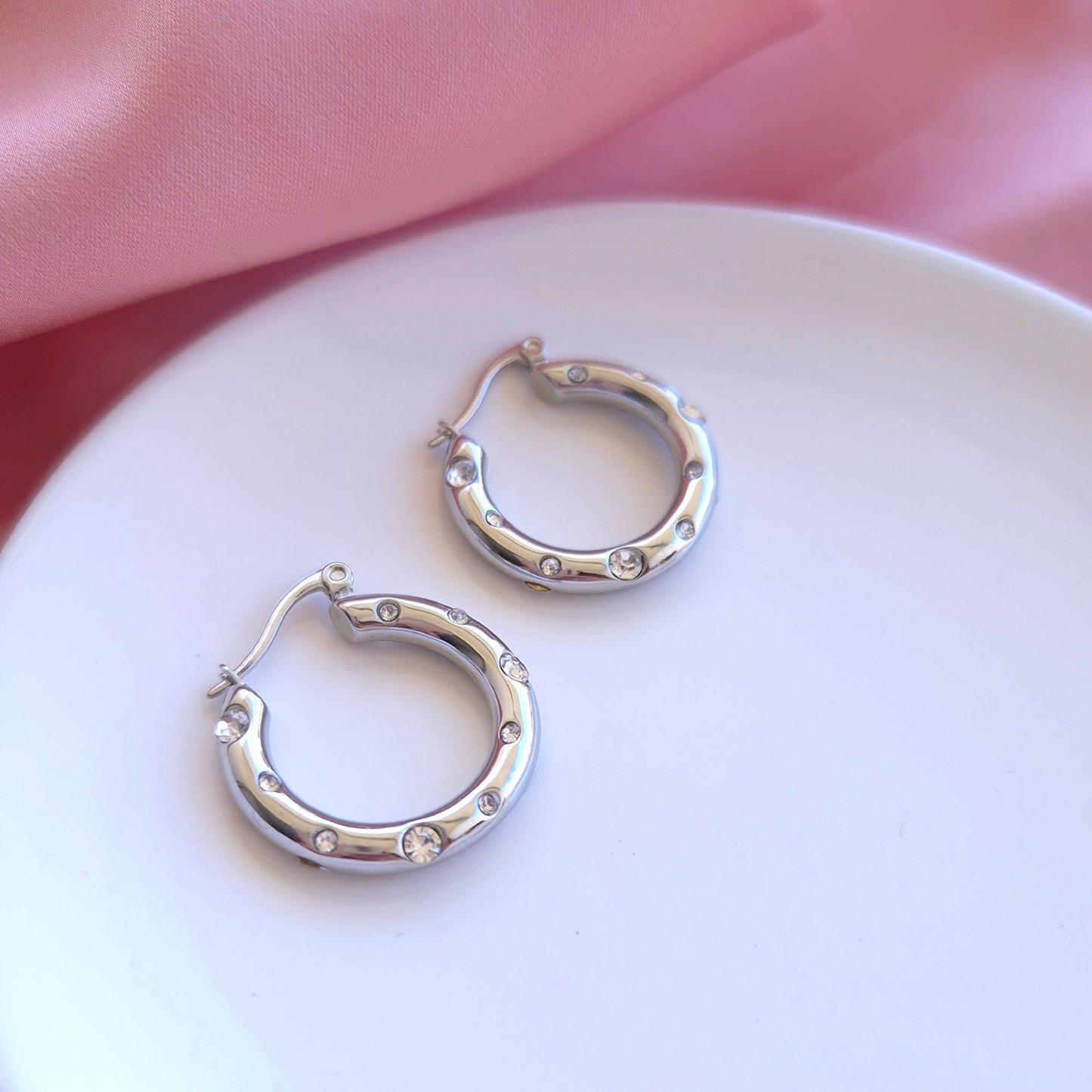 Argollas Cristal Pl