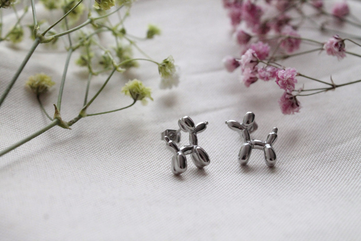 Balloon Dog Earrings