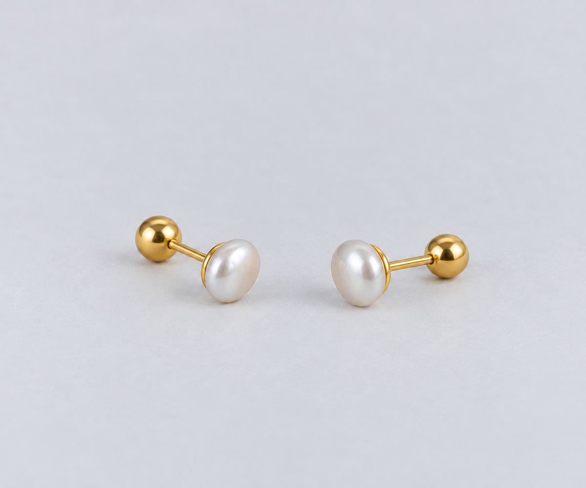 Pendientes perla