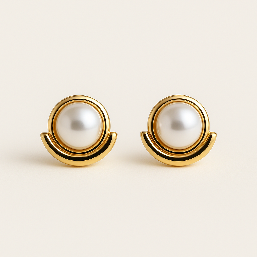 Pendientes Semi-Perla