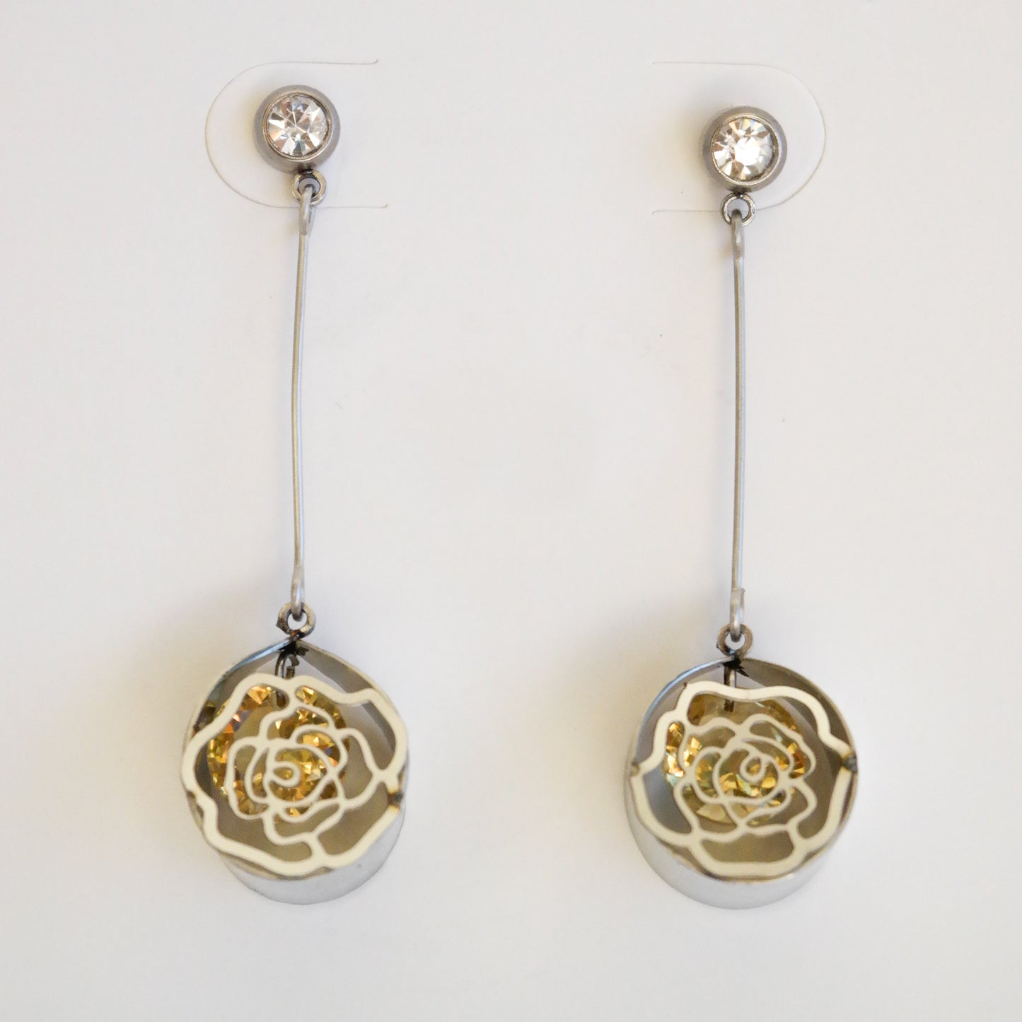 Pendientes Rosa