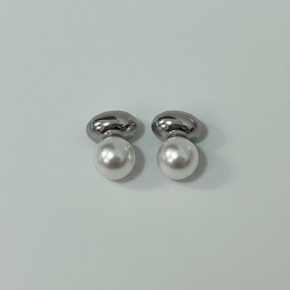 Pendientes de rosca Perla