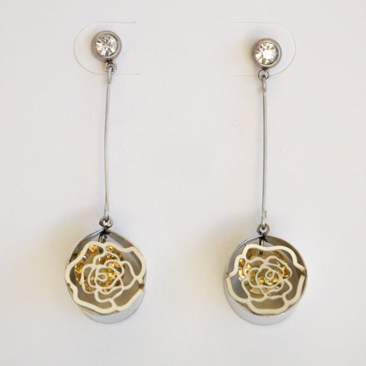 Pendientes Rosa