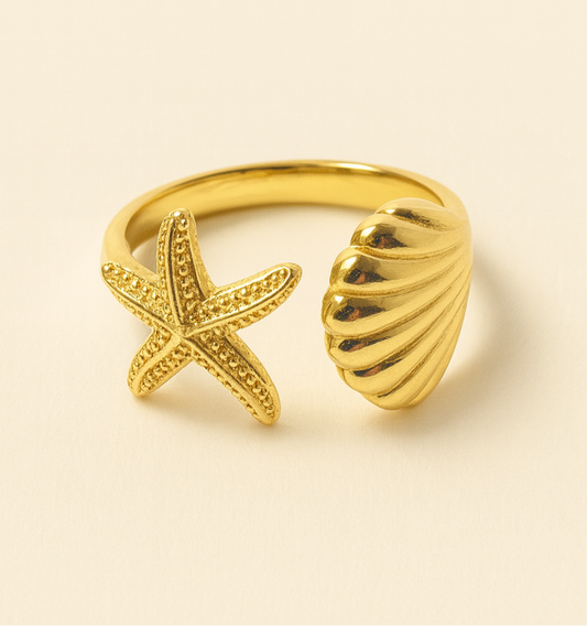 Anillo Estrella y Almeja