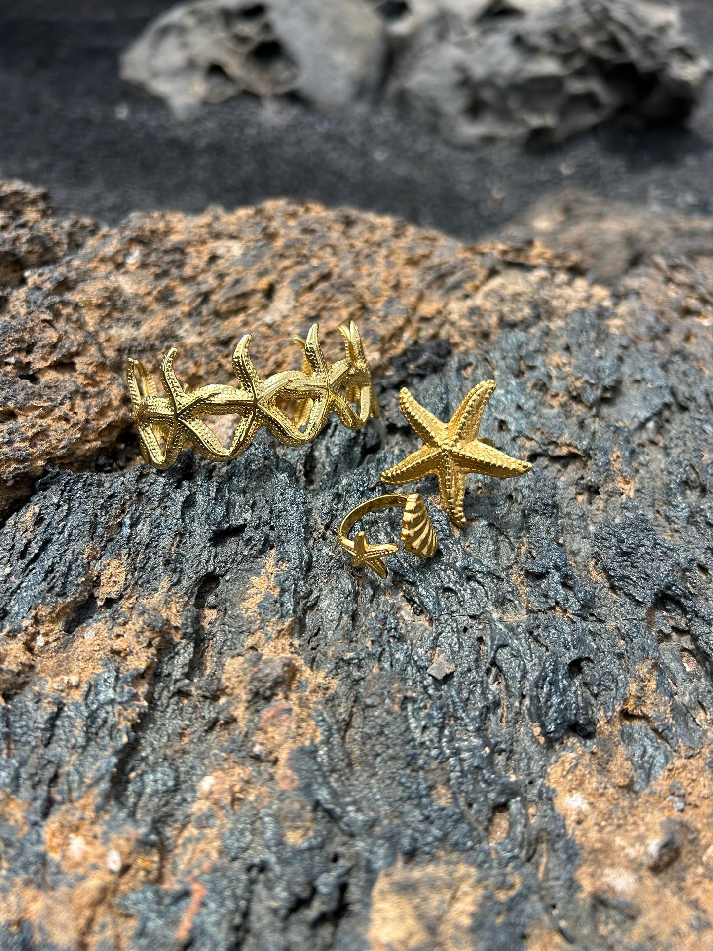 Anillo Estrella y Almeja