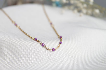 Cadena Primavera Malva
