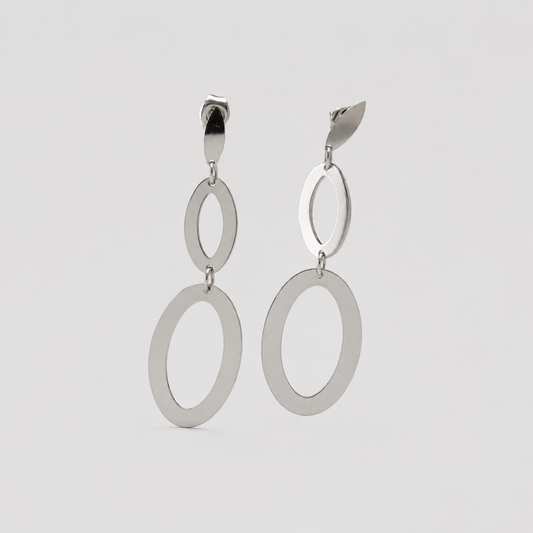 Pendientes Carlota dorados de acero inoxidable