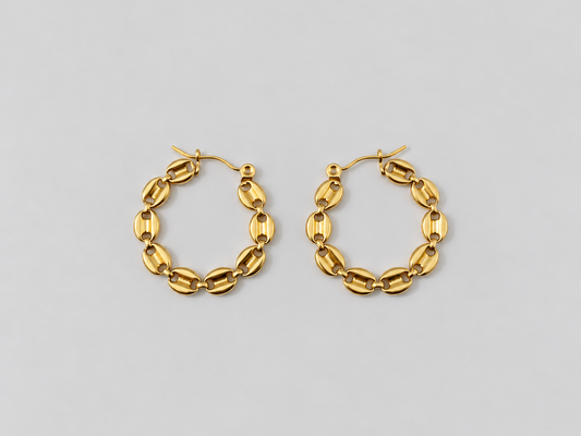 Link Hoop Earrings