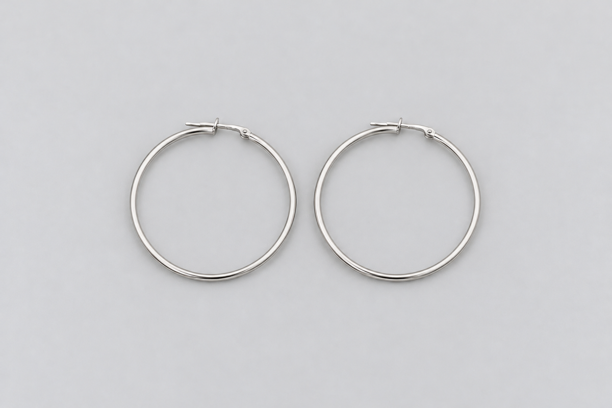 Classic Medium Hoop Earrings