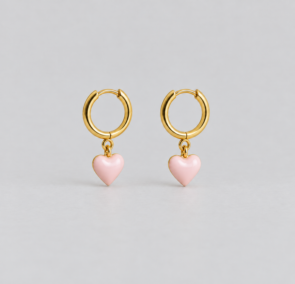 Mía Rosa Hoop Earrings