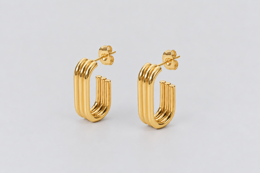 Elba hoop earrings