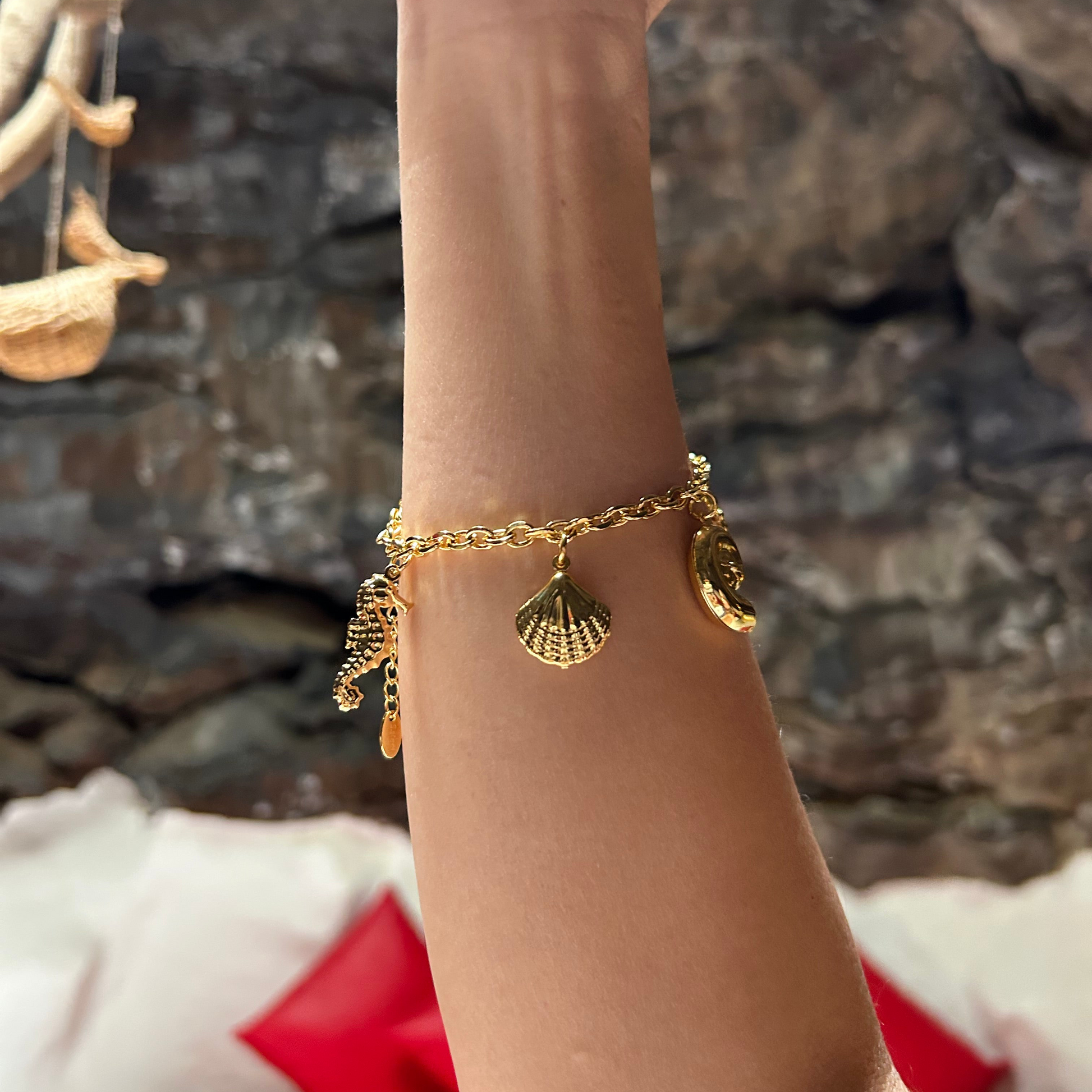 Pulsera Charms – Estilo personalizable y encanto único | Acero Inoxidable Hipoalergénico