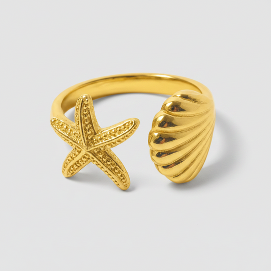 Anillo Estrella y Almeja