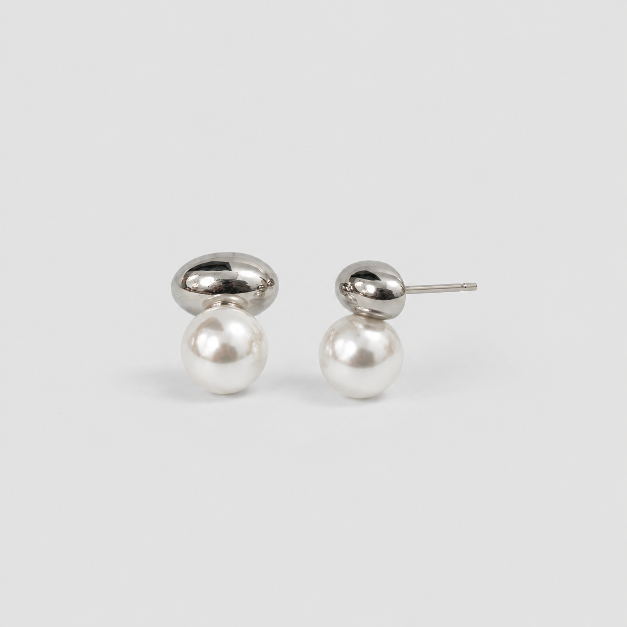 Pendientes de rosca Perla