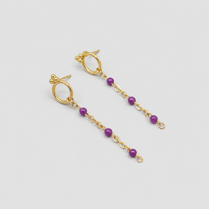 Pendientes Malva